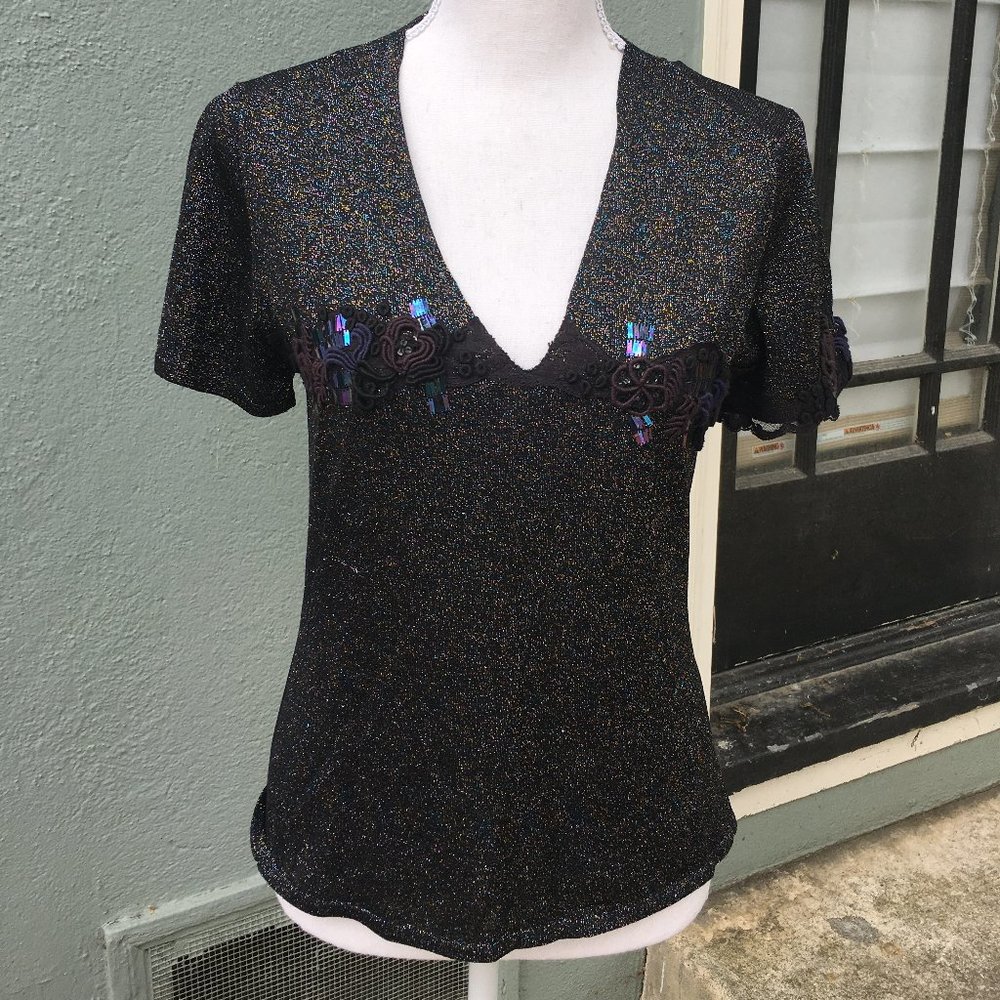 Christian Laroix Knit Top - Size 8
